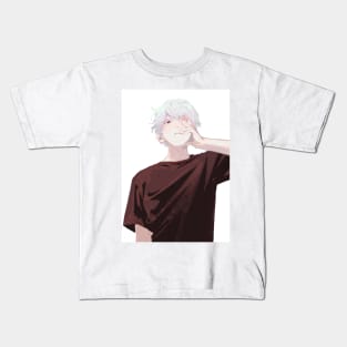 White-haired boy. Kids T-Shirt